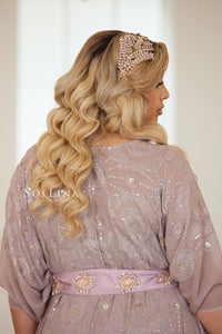 Mauve Crystal Headpiece