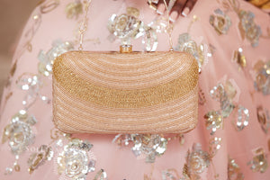 Rose Gold Clutch Bag