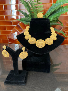 Gold Sphere Necklace