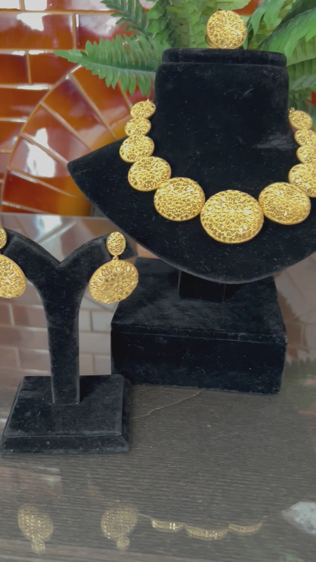Gold Sphere Necklace