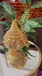 Load and play video in Gallery viewer, Gold Sphere Bag
