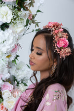 Load image into Gallery viewer, Pink Floral Headpiece
