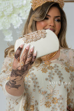 Load image into Gallery viewer, Ivory Clutch Bag
